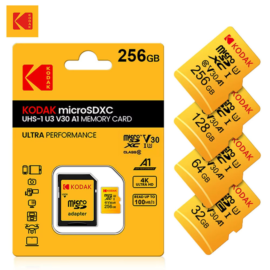 Kodak U3 A1 V30 MicroSD Speicherkarte Klasse 10 für Handy und Tablet-PC - Bild 6