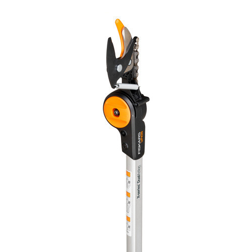 Fiskars Schneidgiraffe X-series DualAction teleskopierbar in Orange/Schwarz B/T/H: 243,9 x 10,3 x 9,3 cm - Bild 3