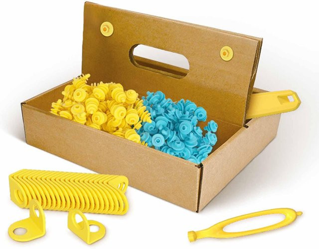 sharprepublic Konstruktionswerkzeug-Set, 168-teiliges Set, Karton, bunt - Bild 1