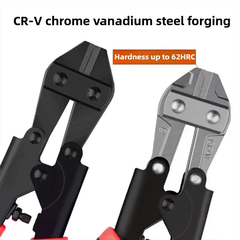 Multifunktionale Drahtschere aus Stahl als kraftsparende Seitenschneider-Zange zum Schneiden von Stahldrähten - Bild 5