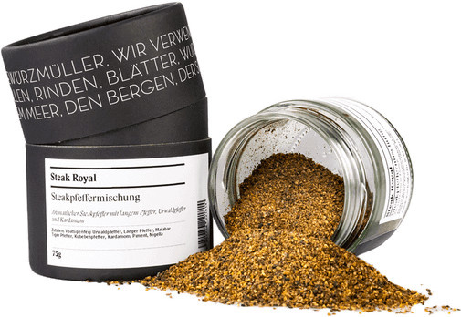 Gewürzmühle Rosenheim Pfeffermischung Steak Royal gemahlen 75 g - Bild 1
