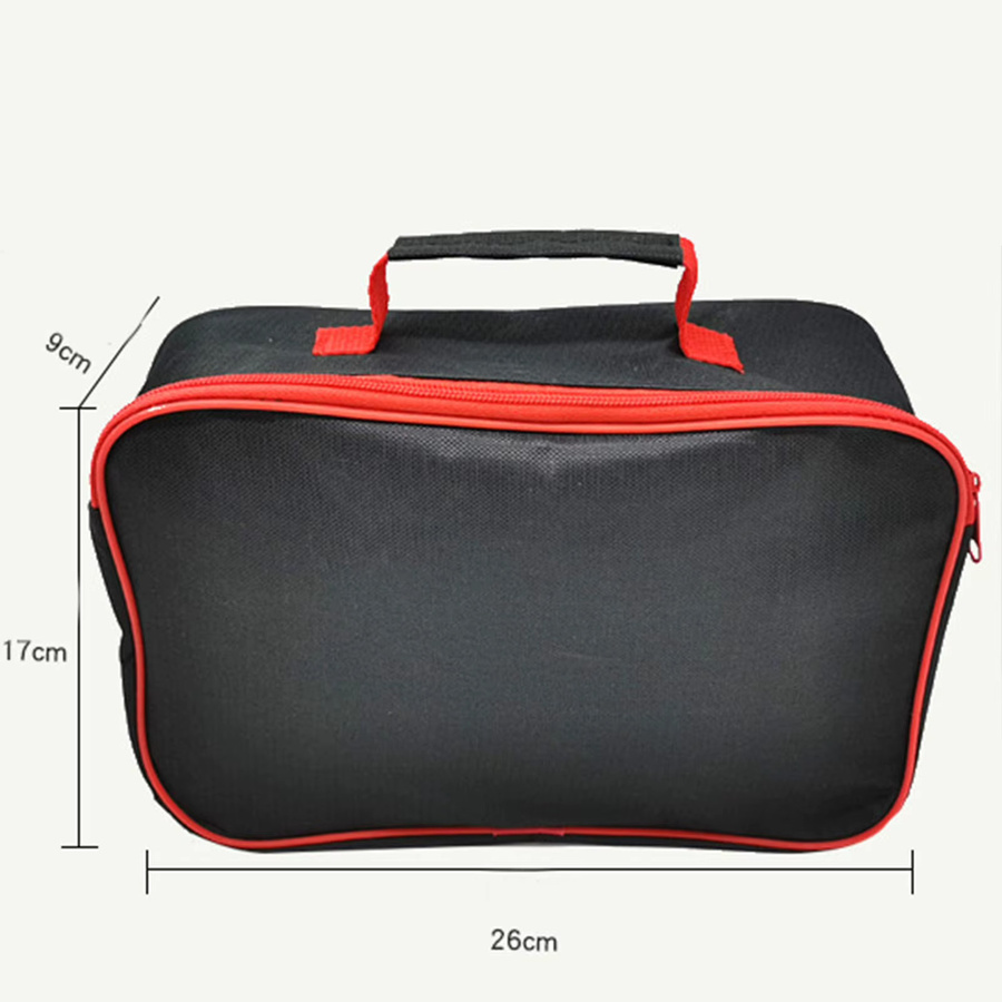 ACCHAMP Werkzeugtasche für Automechaniker mit Reißverschluss und Griff, Orange/Schwarz, B/T/H: 26,0 x 17,0 x 9,0 cm - Bild 2