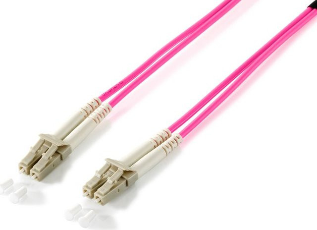 Equip Glasfaser Patchkabel LC/LC 50/125µm, Farbe: Pink, Länge: 20 m - Bild 1