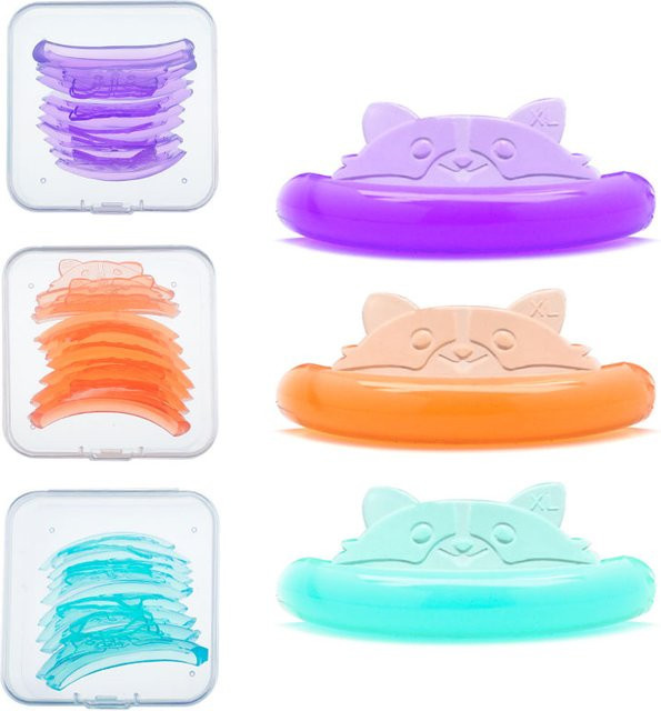 FUNMIX Lash Lifting Set, 5 Paare Silikon Wimpern Dauerwelle Stangen, Unisex - Bild 1