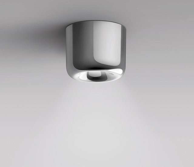 Serien Lighting Cavity Ceiling S LED-Deckenstrahler aus Aluminium in Silber mit warmweißem Licht (3000K) und Streuscheibe - Bild 1