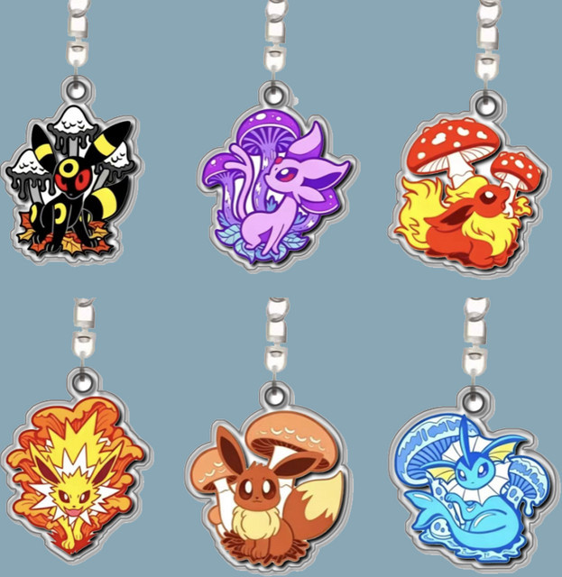 Keeppley Pokémon Schlüsselanhänger, Fantasy, Kunststoff - Bild 1
