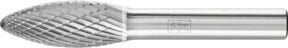 PFERD Hochleistungsfrässtift TOUGH Flamme B aus Hartmetall, Farbe Silber, Durchmesser: 12 mm, Länge: 30 mm, Schaft-Durchmesser: 8 mm - Bild 1