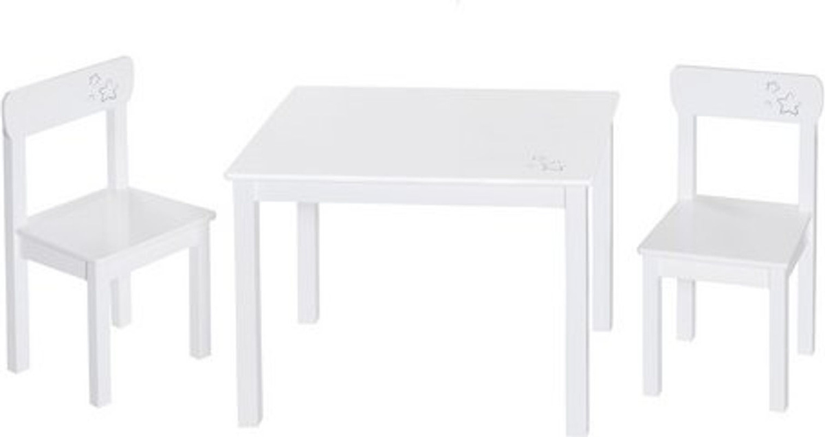 Roba Kindersitzgruppe Little Stars mit Tisch und 3 Stühlen in Sternen-Design aus lackiertem MDF - Bild 2