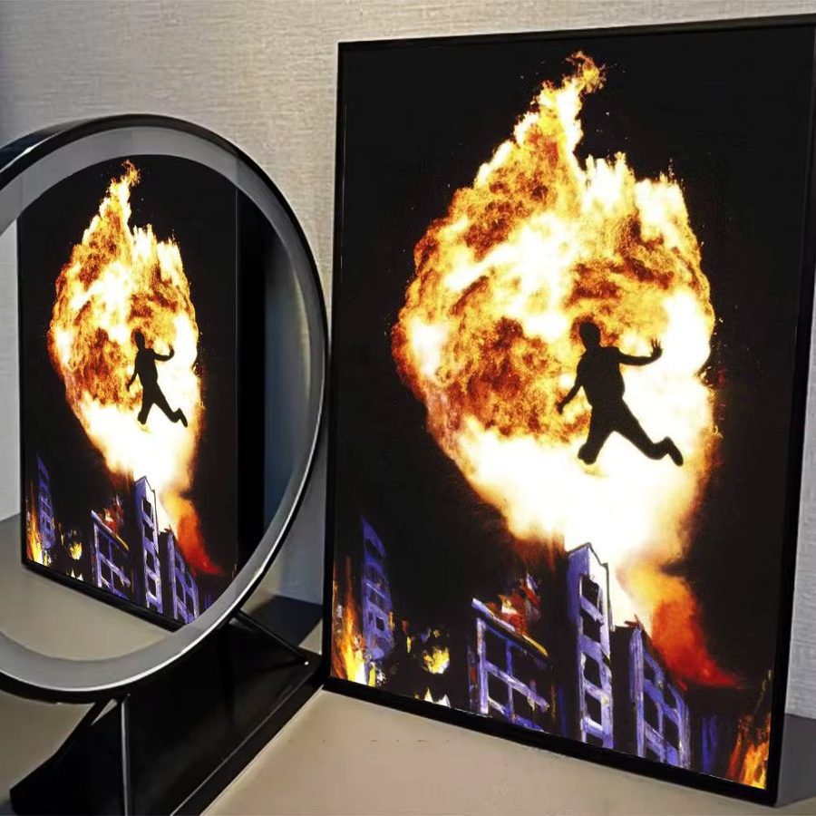 Vintage Wandgemälde M-metro Boomins Album Pop-Rap-Sänger Retro Wanddekor für Zimmer und Café in Mehrfarbig - Bild 4