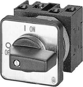 Eaton Dahlanderschalter 20A, 4kW, 3p, IP65, Schwarz, T0-4-8441/E - Bild 1