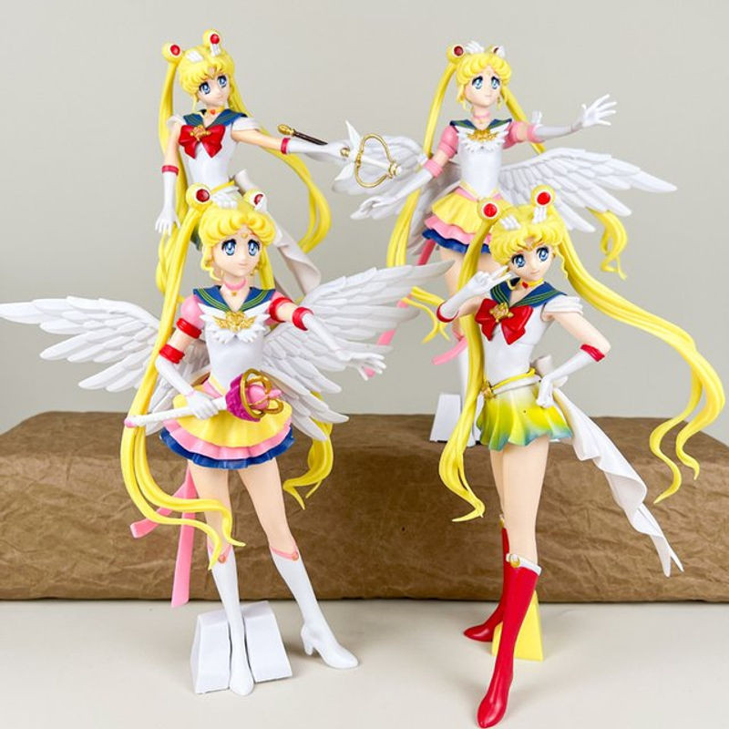 Bandai Sailor Moon Anime Figuren Set mehrfarbig aus Kunststoff als Dekoration für Kinder - Bild 1