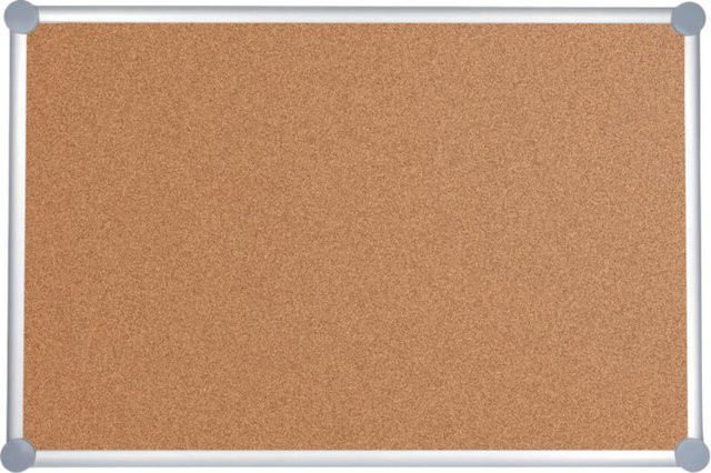 MAUL Pinnwandtafel 2000 aus Kork in Silber, Breite: 90 cm, Höhe: 180 cm - Bild 1