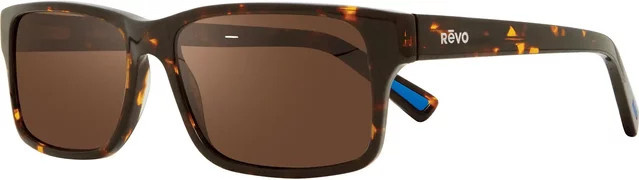 Revo Finley Sonnenbrille, rechteckig, Acetat, braun, Unisex, Vollrand - Bild 1