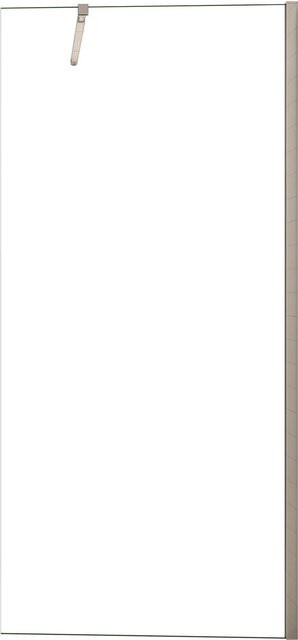 AICA Walk-in Duschkabine Duschwand aus ESG-Glas mit Nano-Beschichtung, Farbe: Transparent, B: 140 cm, H: 200 cm - Bild 1