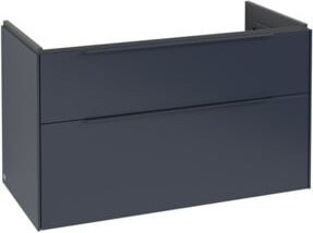 V&B Waschtischunterschrank Subway 3.0 in Blau, B/T/H: 97,3 x 47,8 x 57,6 cm - Bild 1