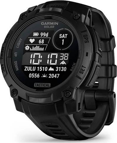 Garmin Instinct 3 TACTICAL Smartwatch Schwarz mit GPS, Herzfrequenzmessung und SpO2-Sensor - Bild 1