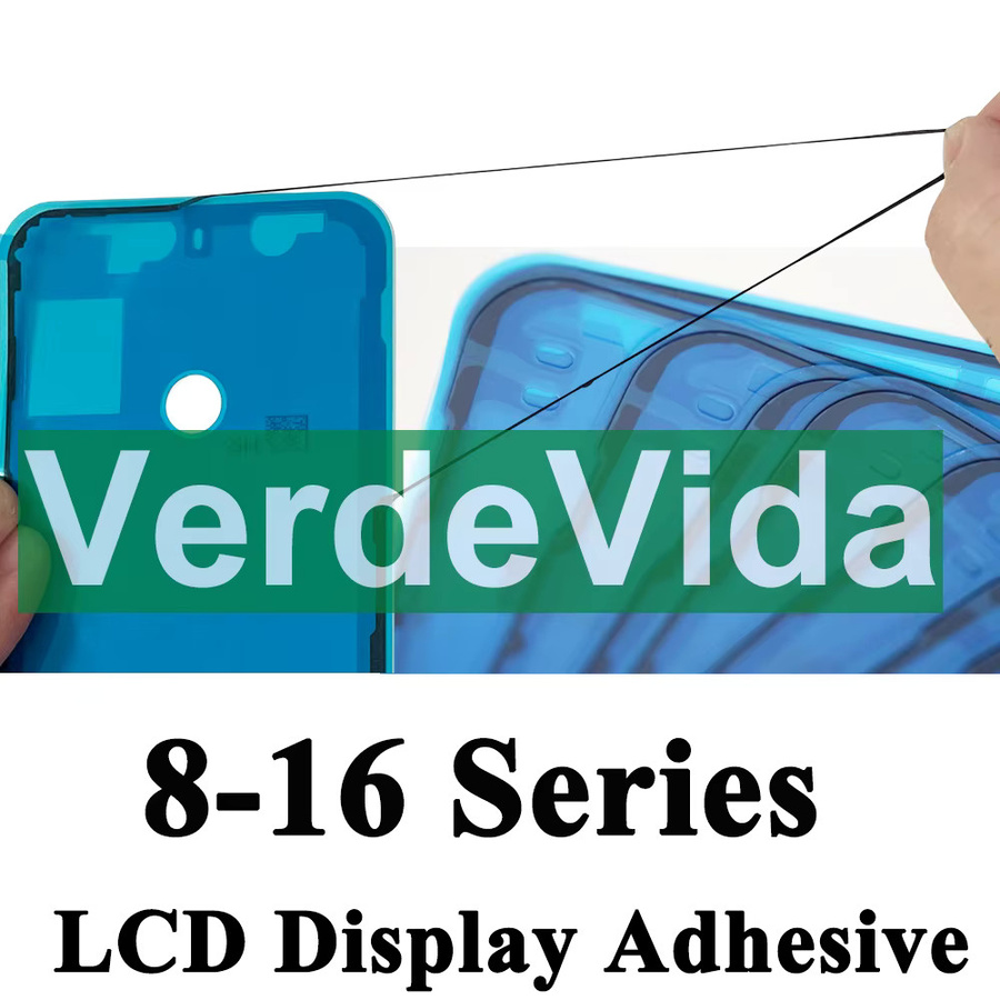 VerdeVida 3 Stück OEM Bildschirmanzeigekleber für iPhone 11 12 13 14 15 Pro Max Plus XS X LCD wasserdichter Kleber Aufkleber Rahmensiegel - Bild 5