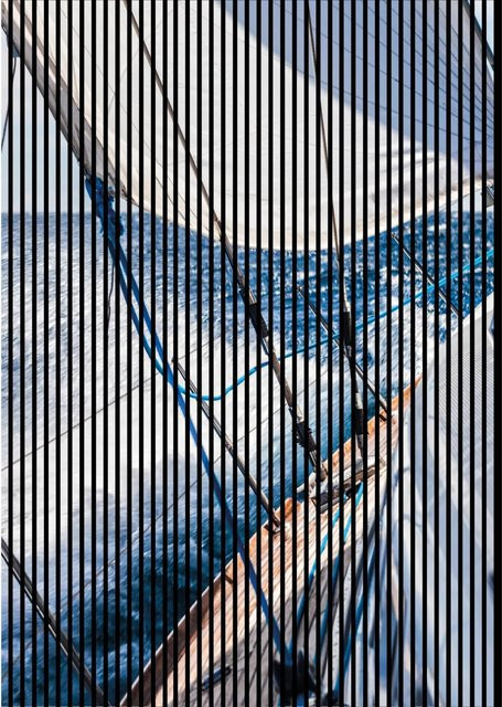 FN Acustico Akustikplatte Sailing Bunt aus PET und MDF mit modernem Design, B/H: 169,3 x 240 cm, Tiefe: 1,9 cm - Bild 1