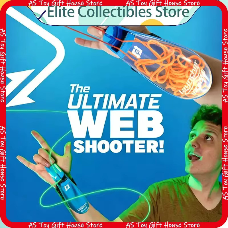 Hot Toys Elektrischer Spinnennetz-Launcher, im Dunkeln leuchtend, mit einziehbarem Leuchtseil, automatische Kordelrückführung - Bild 4