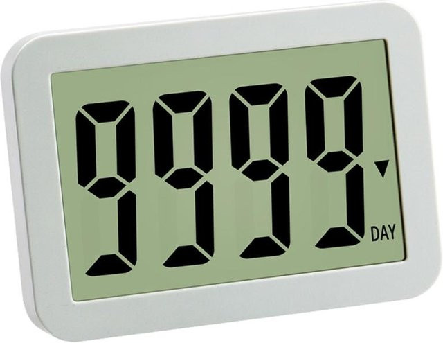 All For You Digitaler 9999-Tage Countdown-Timer in Beige - Bild 1