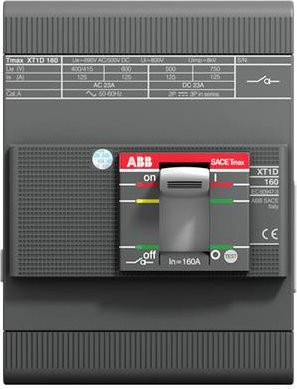 ABB XT1D 160 4P F Leistungsschalter in Grau - Bild 1