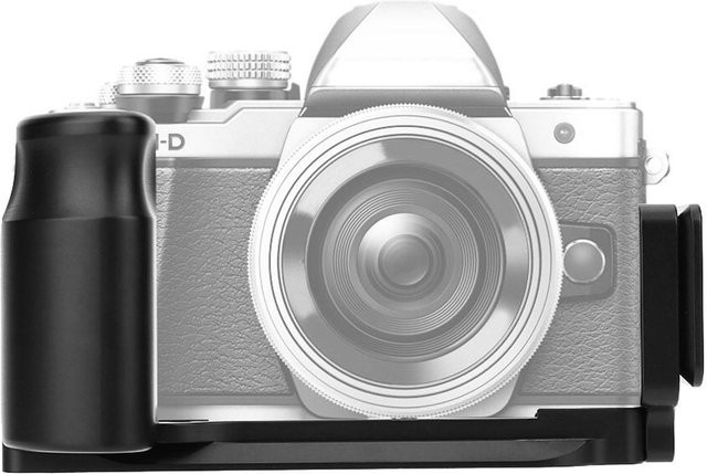 Igeteck L-förmige vertikale Schnellwechselplatte Halterung mit Handgriff für Olympus in Grau - Bild 1