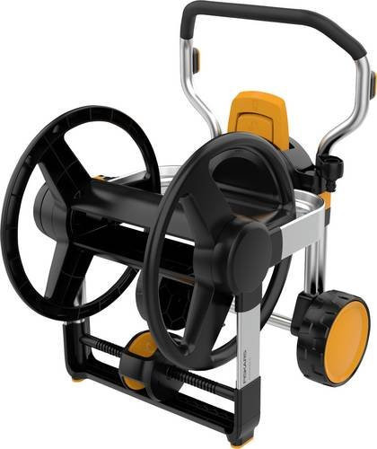 Fiskars Schlauchwagen Waterwheel XL manuell in Schwarz und Orange - Bild 1