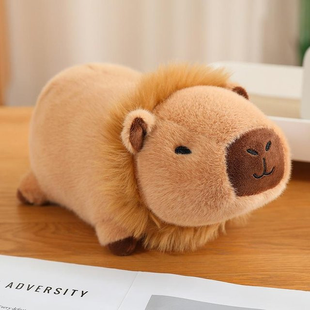 GDzaccly Capybara Biene Brot Blume Plüschtier 25cm - Bild 1