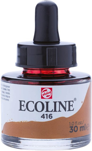 ECOLINE Flüssige Wasserfarbe Sepia 30 ml - Bild 1