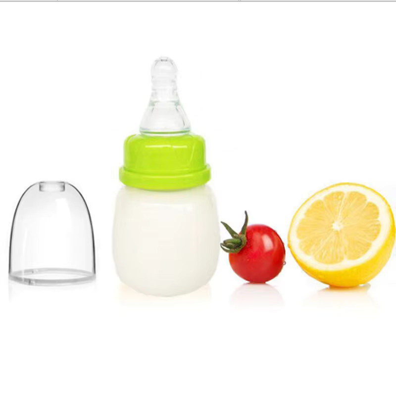 Tragbare Baby-Milchflasche für Neugeborene in Pink, 60 ml, BPA-frei - Bild 2