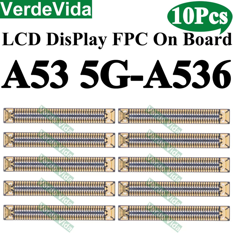 10 Stück LCD Display Bildschirm Flex FPC Stecker für Samsung Galaxy A53 A33 A23 A52 A32 A12 A52s A02s 78 Pin - Bild 2