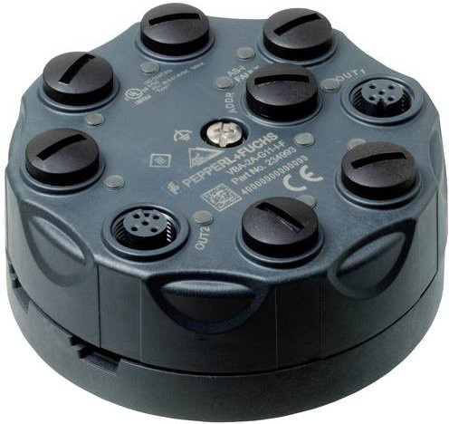 Pepperl+Fuchs VBA-2A-G11-I-F 234993 Sensor/Aktorbox aktiv Multipolverteiler in Grau - Bild 1