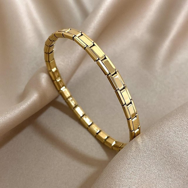 Armband Edelstahl, Gold, Damen - Bild 1