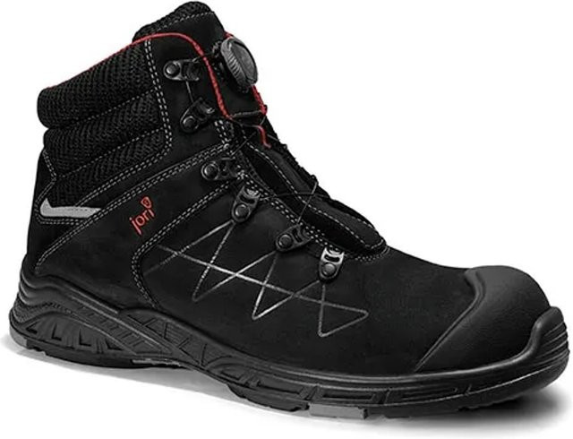 Elten Jori Sicherheitsstiefel JoMax Boa Mid S3 aus Leder in Schwarz, Größe 42 - Bild 1