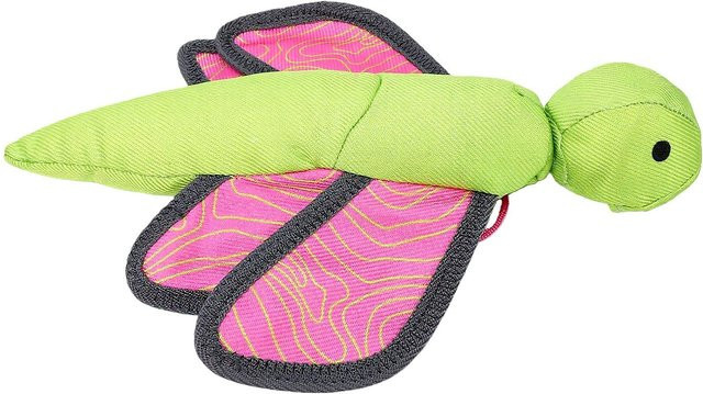 GoolRC Libellen-Start-Hundespielzeug Stofftier, Rosa Grünes Libelle, Quietschendes Hundespielzeug - Bild 1