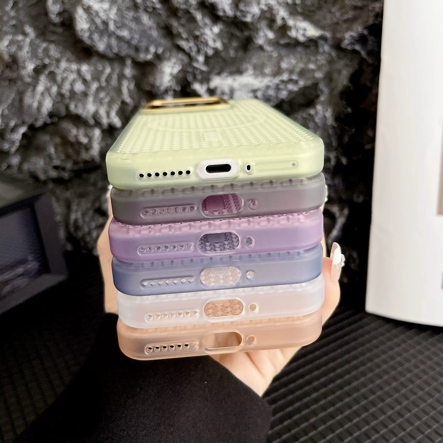 Magnetische Schutzhülle für Xiaomi 17, 15 Ultra und 14 Pro Max in Blau mit wabenförmiger Kühlung und Magsafe-Kompatibilität - Bild 3