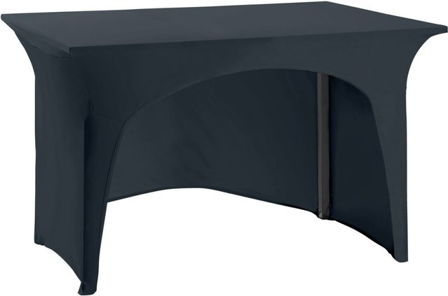 ERWIN M. Tischhusse Bankett Grace mit Aussparung, anthrazit, B/L/H: 74 x 120 x 74 cm - Bild 1