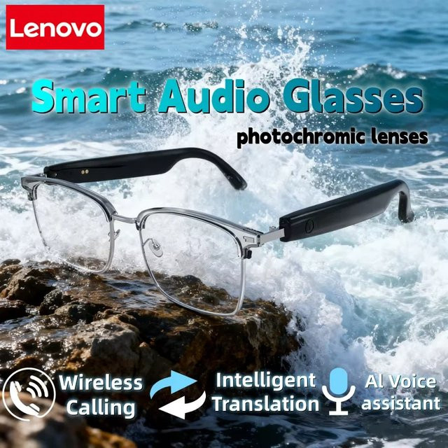 Xiaomi AI Smart Brille mit HD Kamera, ChatGPT Sprachassistent, Bluetooth für Anrufe, Navigation und wasserdichtes Design in Schwarz und Gold - Bild 1