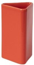 Raawii Canvas Vase aus Keramik und Textil in Rot - Bild 1