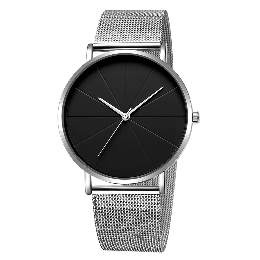 Armbanduhr Quarz, Edelstahl, Silber, Herren - Bild 3
