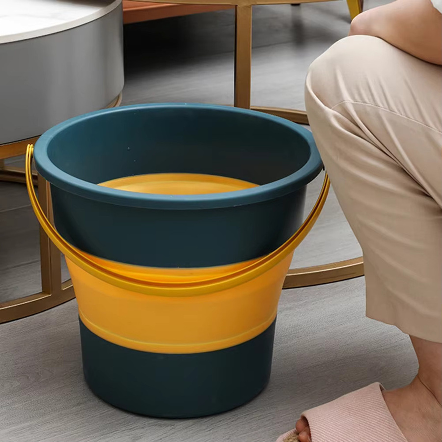 APWIKOGER Faltbarer Eimer für Outdoor, Camping und Reinigung, 2,5 l - Bild 4