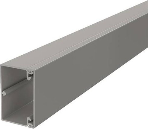 OBO Bettermann Wand- und Deckenkanal aus Kunststoff, Farbe: Grau, B/H: 60 x 40 mm - Bild 1
