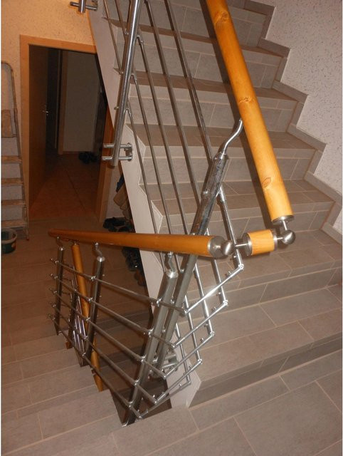 Dieda Endkappe aus Edelstahl V2A für Holzhandlauf, Farbe Silber, Durchmesser: 52 mm - Bild 1