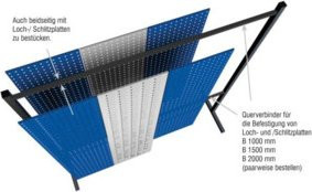 Kappes Querverbinder anthrazitgrau, Länge: 1000 mm - Bild 1