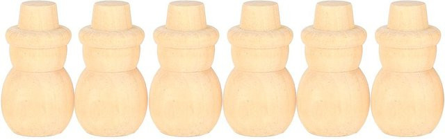 Tooarts Holz Formen DIY Ornamente, 30-teiliges Set, beige - Bild 1