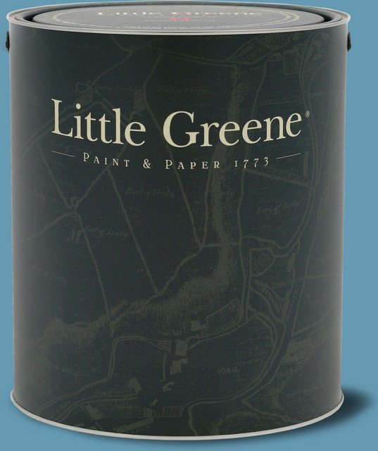 Little Greene Intelligent Eggshell Wandfarbe Blue Verditer 104, 2,5 l - Bild 1