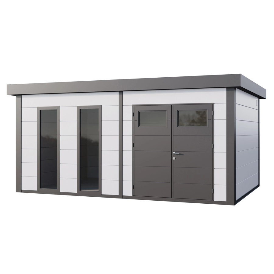 Telluria Gerätehaus Classico Weiß B/H/T: 568 x 265 x 388 cm - Bild 2