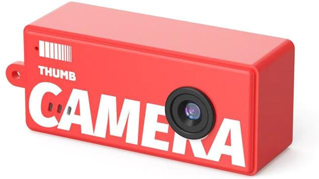 Celestialrae Mini CCD Retro Daumenkamera in Rot für Fotografie und Videoaufnahme - Bild 1