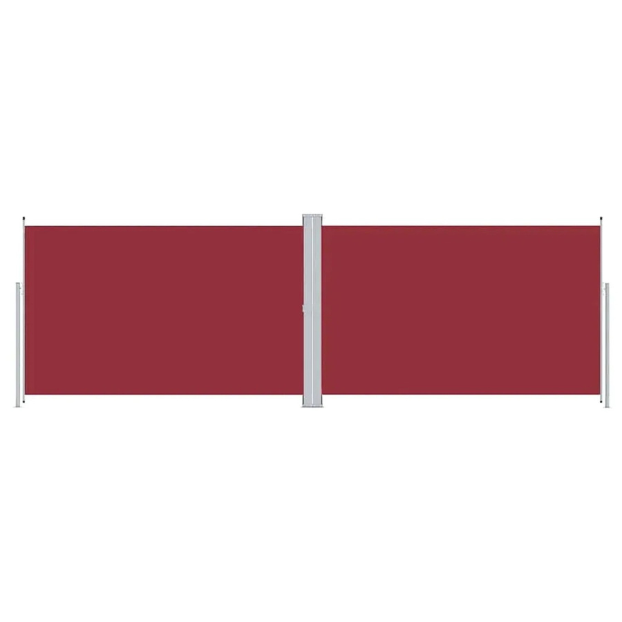 Furnicato Ausziehbare Seitenmarkise aus Polyester in Rot, B: 600 cm, H: 200 cm - Bild 2