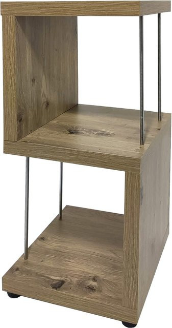 HTI-Living Standregal Thekla mit 2 Fächern in Artisaneiche und Braun - Bild 1